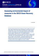 Assessing environmental impact of measures in the OECD Green Recovery Database