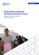 Shaping skills and lifelong learning for the future of work