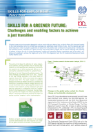 Skills for a greener future - Challenges and enabling factors to achieve a just transition
