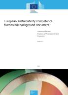 European sustainability competence framework background document: Literature review, analysis of frameworks and proposals