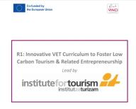 Innovative VET Curriculum to Foster Low Carbon Tourism & Related Entrepreneurship