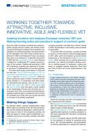 Briefing note - Working together towards attractive, inclusive, innovative, agile and flexible VET